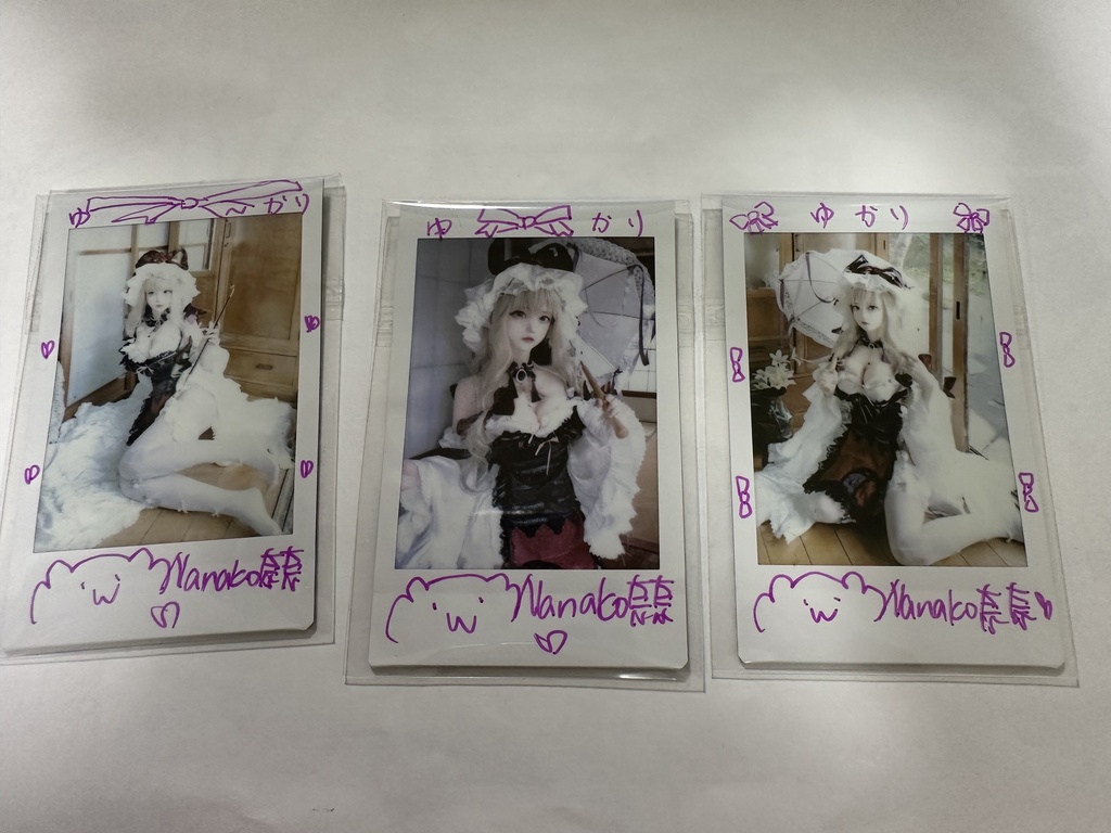 八雲紫コスプレ限定チェキ3枚
