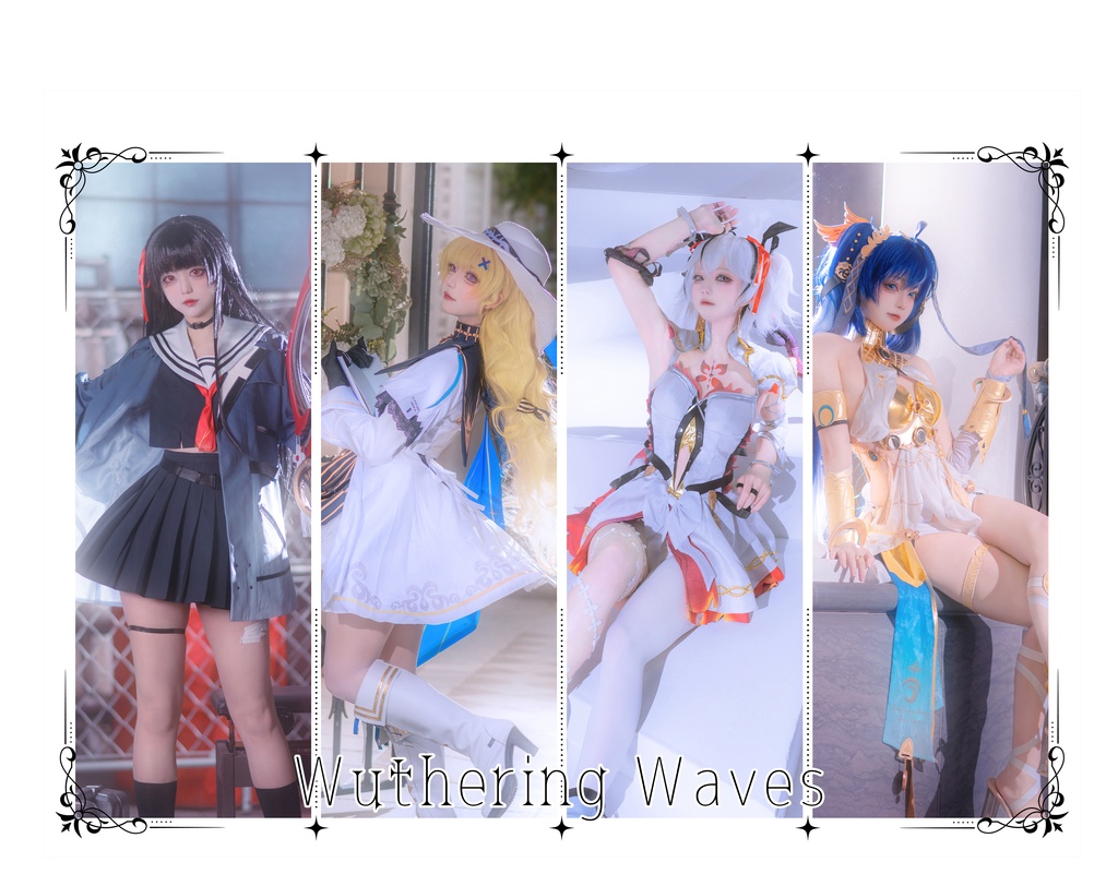 C108新刊    鳴潮 コスプレ写真集 千咲 フィービー ツバキ ユーノ コスプレ写真集 