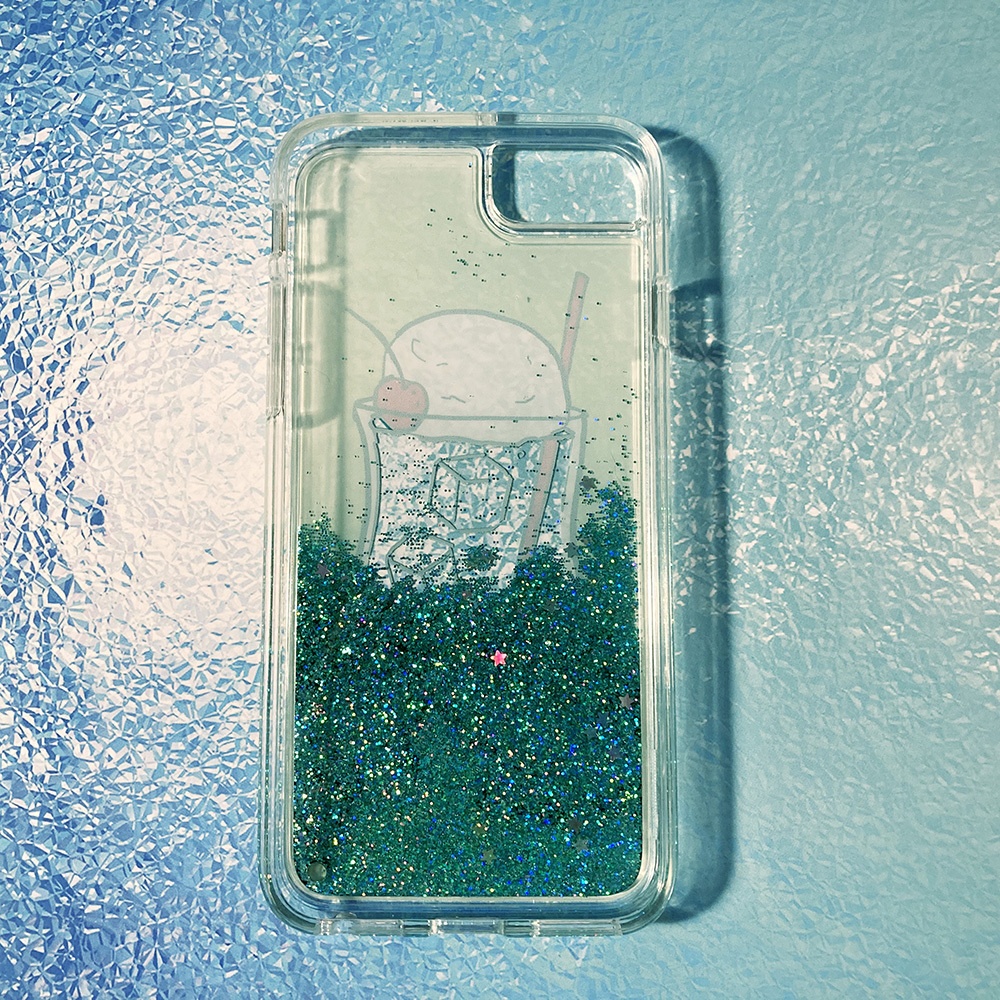 クリームソーダのスマホケース