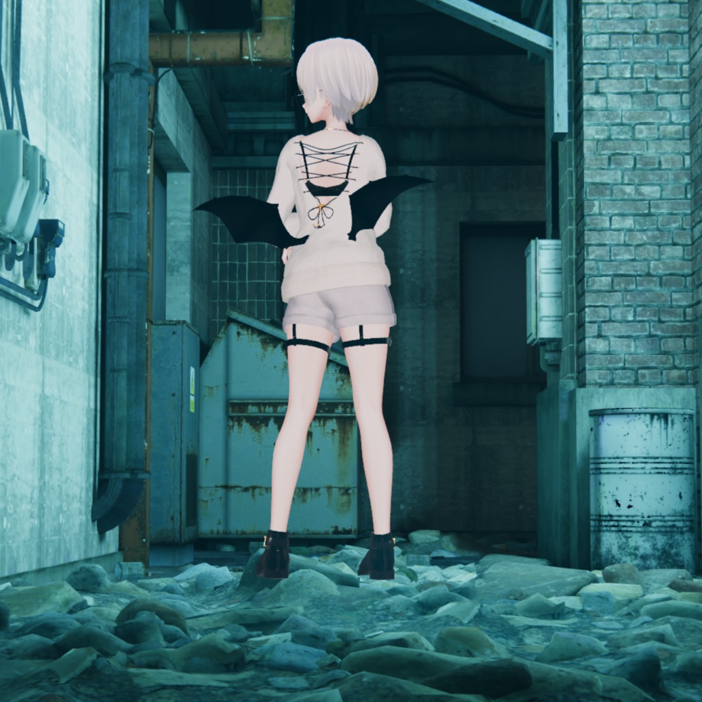[VRChat] Back-OFF Wear - Jade_Yarn - BOOTH