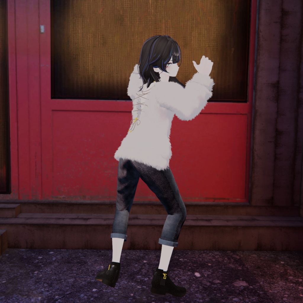 [VRChat] Back-OFF Wear - Jade_Yarn - BOOTH