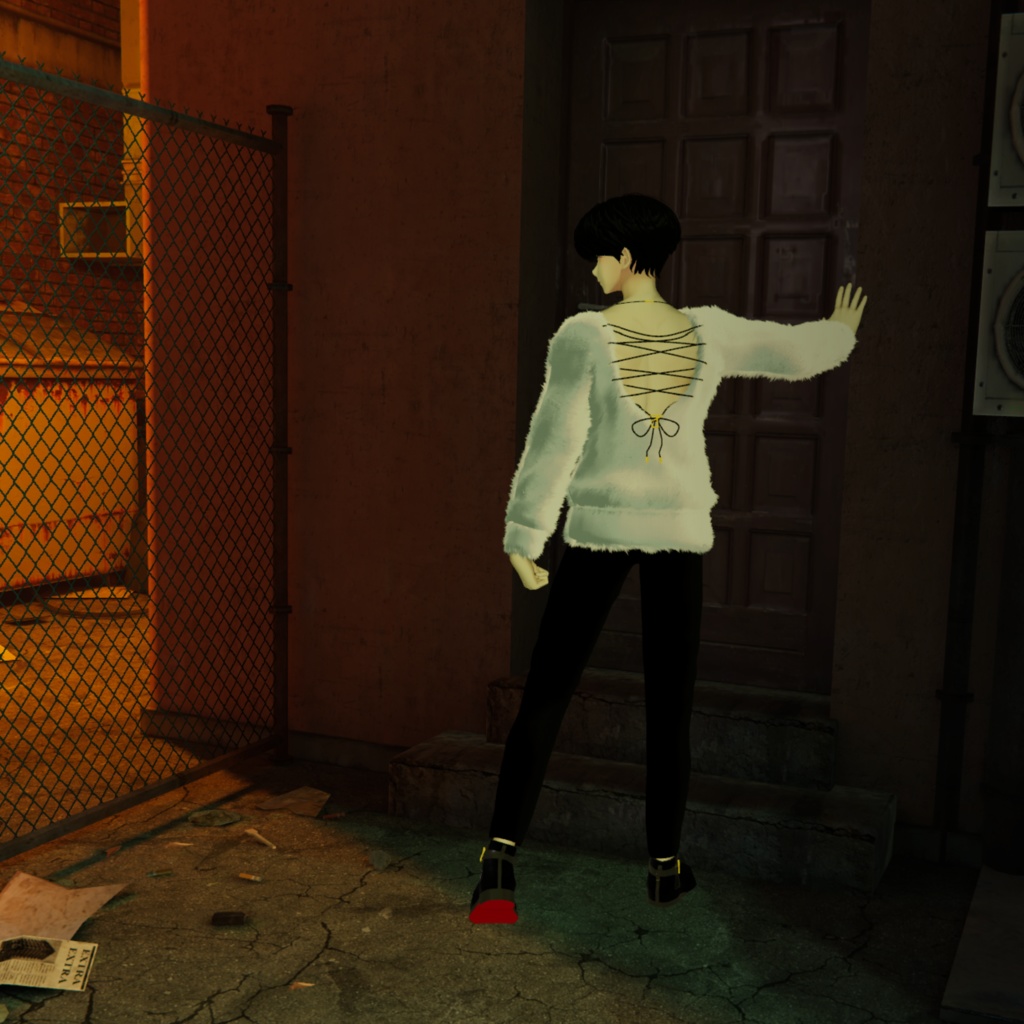 [VRChat] Back-OFF Wear - Jade_Yarn - BOOTH