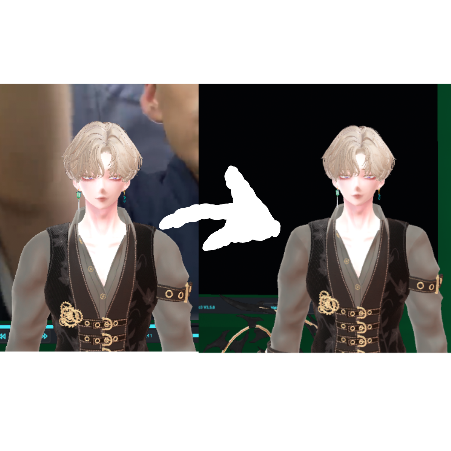 [VRChat] Steam Punk Wear For Minase, +Head - Jade_Yarn - BOOTH