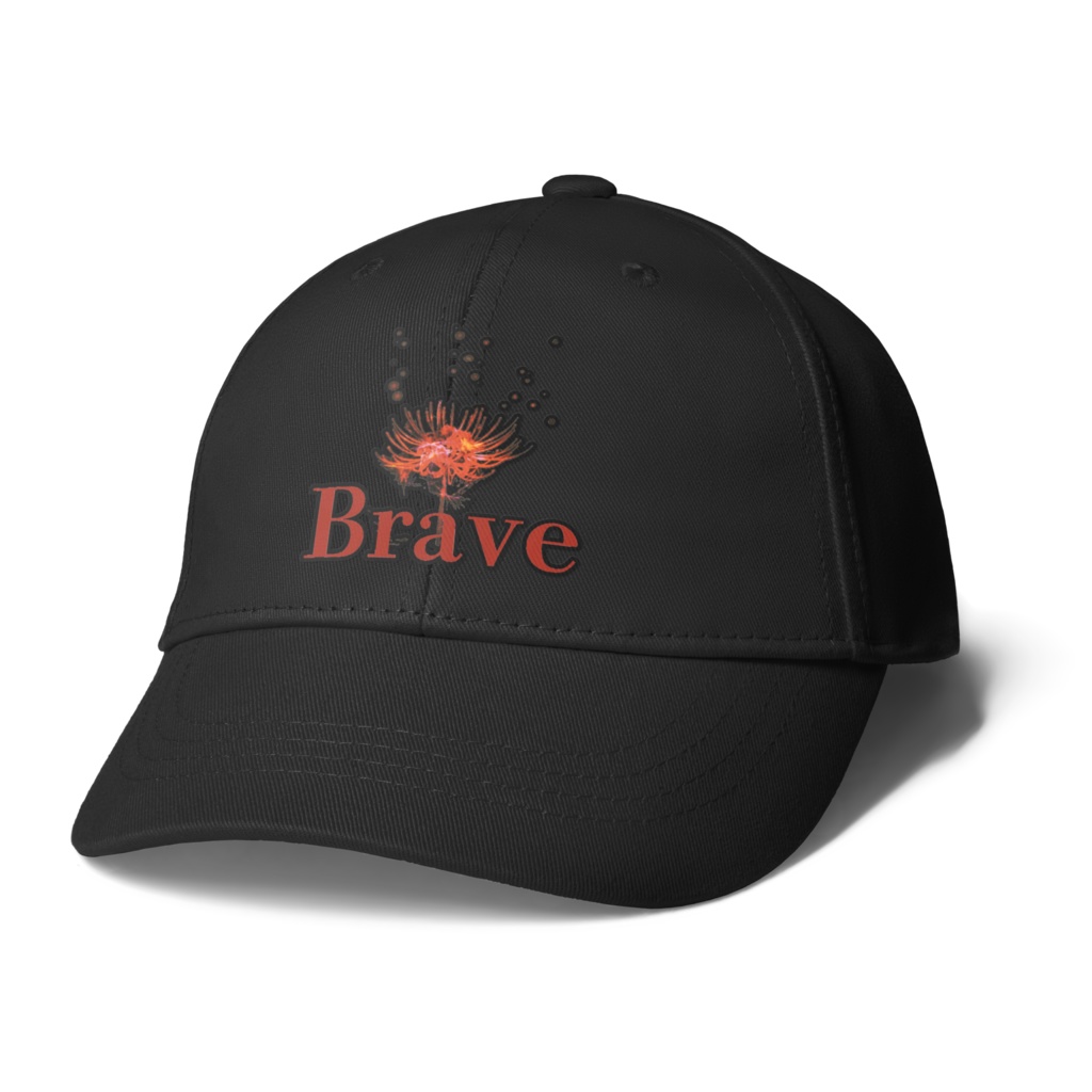 ブラックカラーキャップ「Brave Licorice 」
