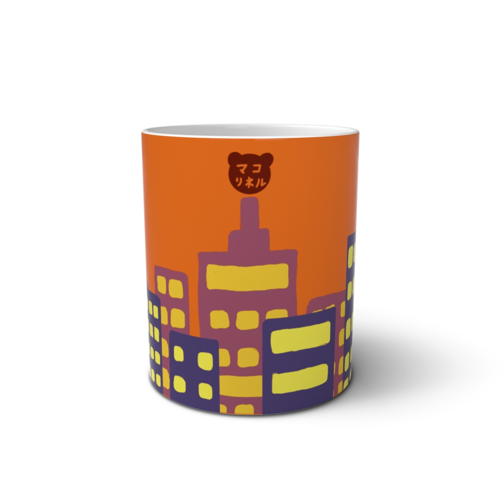 「ビル群」マグカップ