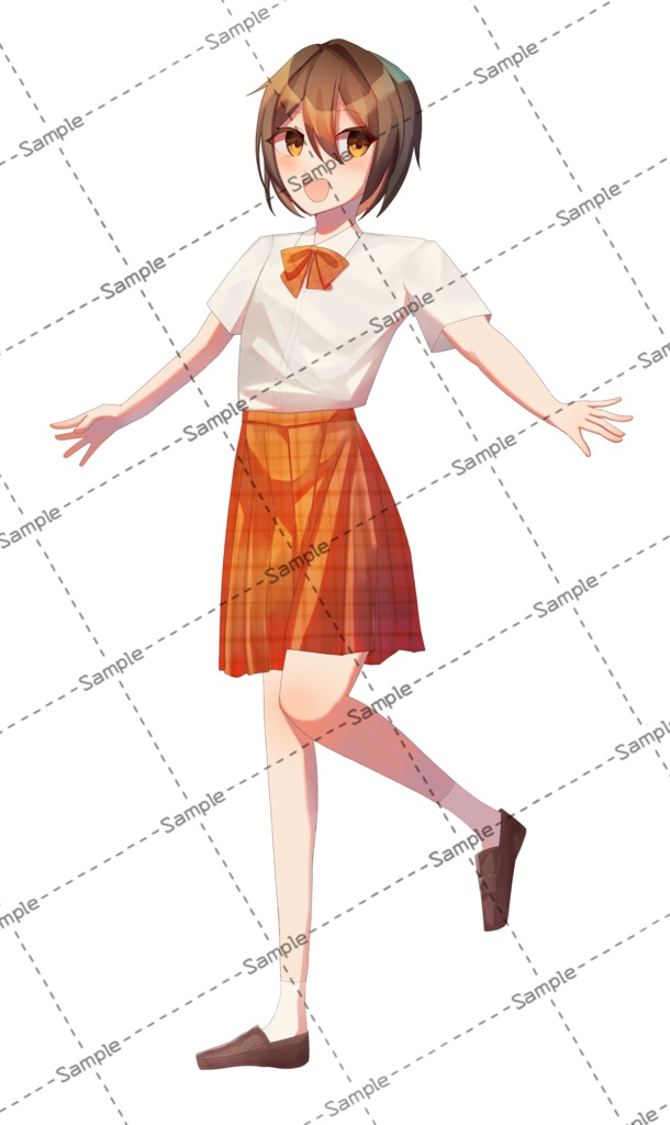 【無料版有り】立ち絵素材(女の子01)