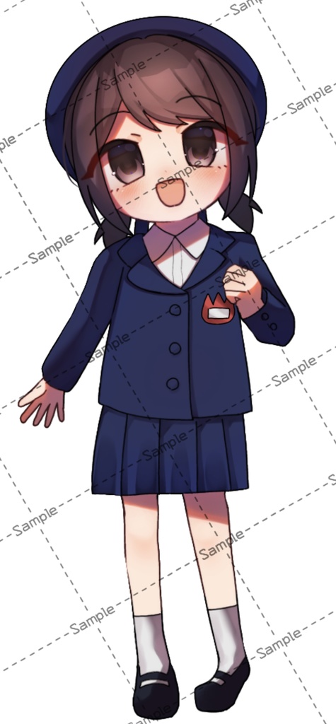 【無料素材】保育園児(女の子04)