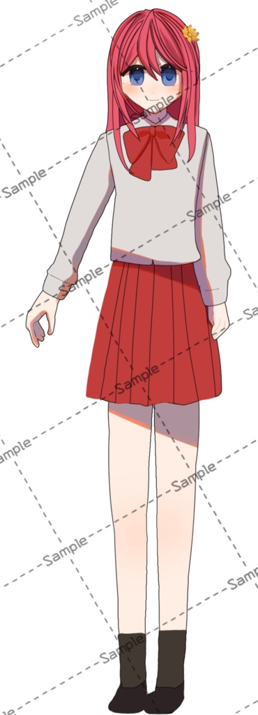 【無料素材】女子高生(女の子09)