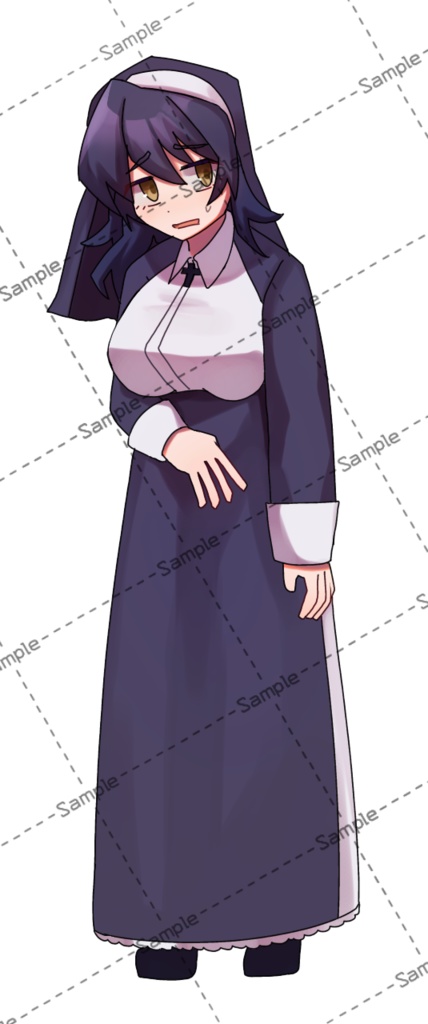 【無料素材】シスター3(女性05)