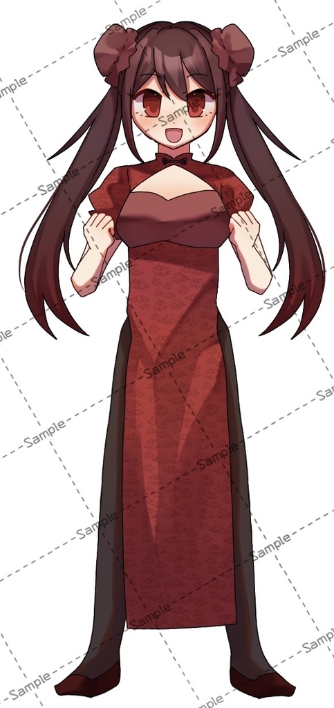 【無料素材】チャイナガール(女の子10)