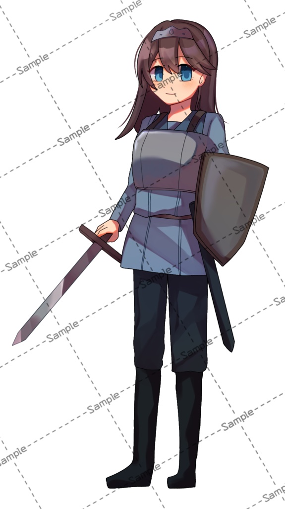 【無料素材】初心者冒険者(女の子12)