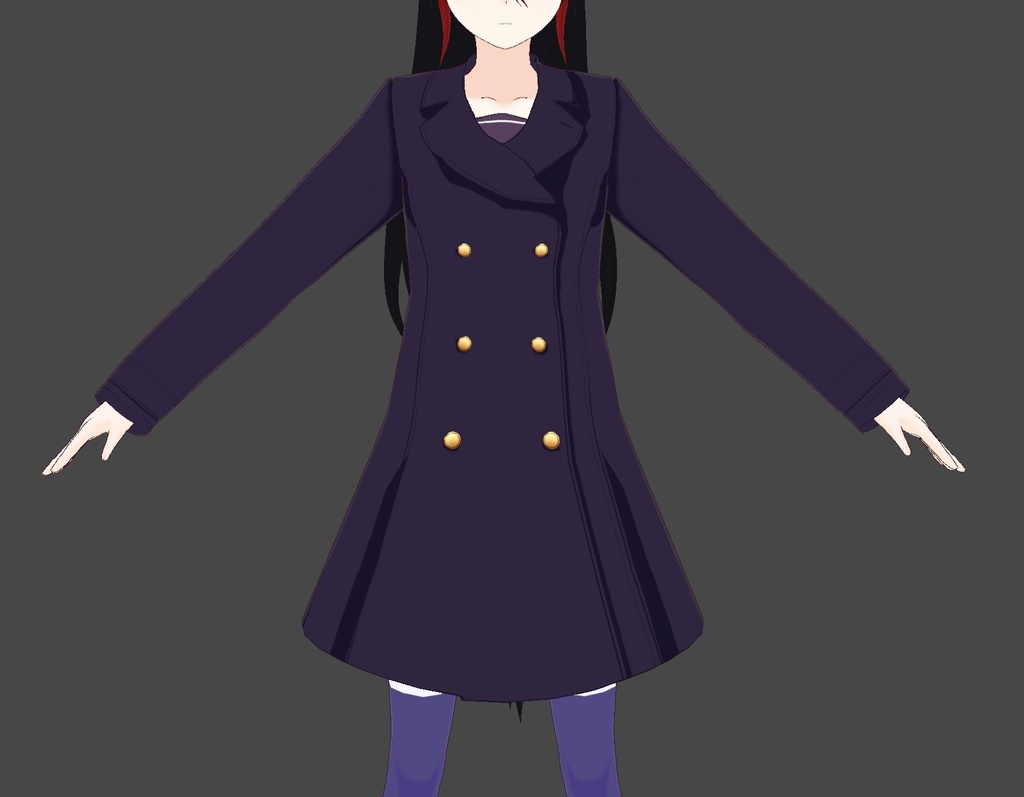 【VRoid】トレセン風コート