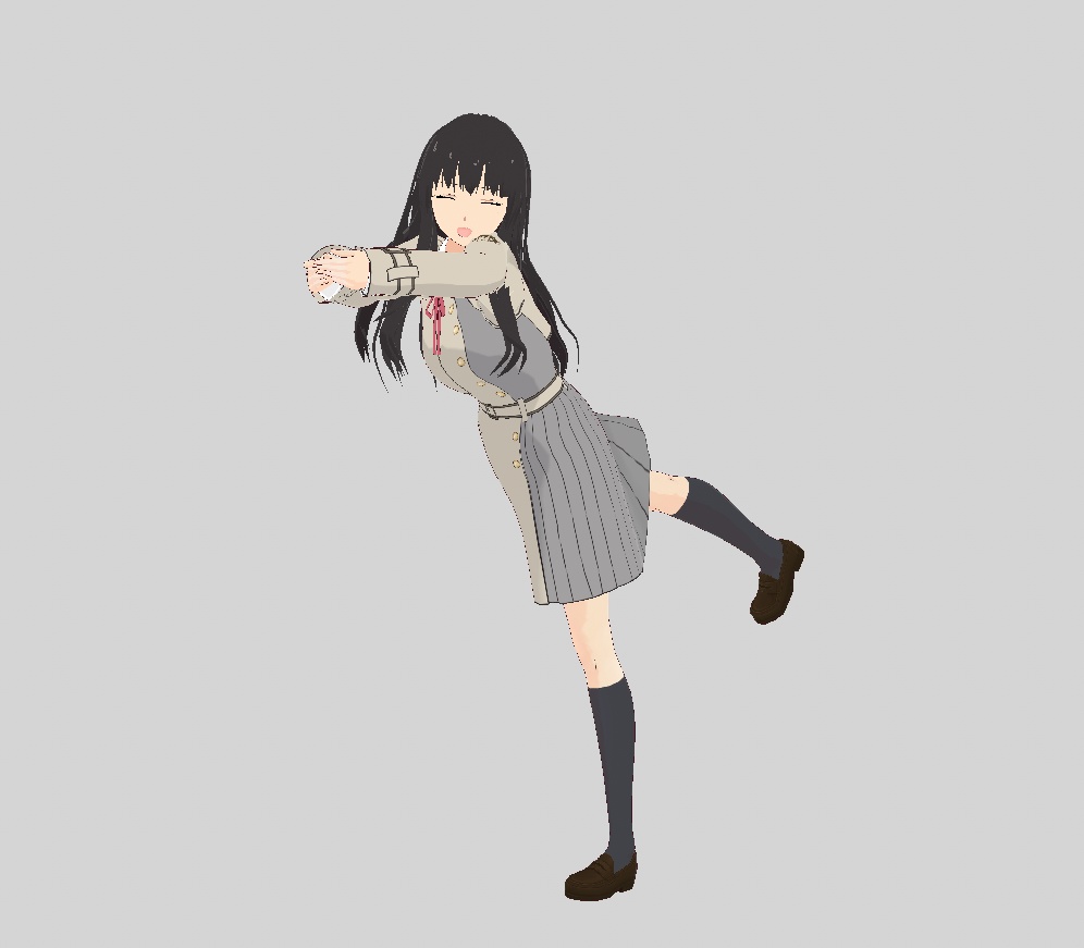 【VRoid】井ノ上 たきな & リコリス制服【VRMモデル】