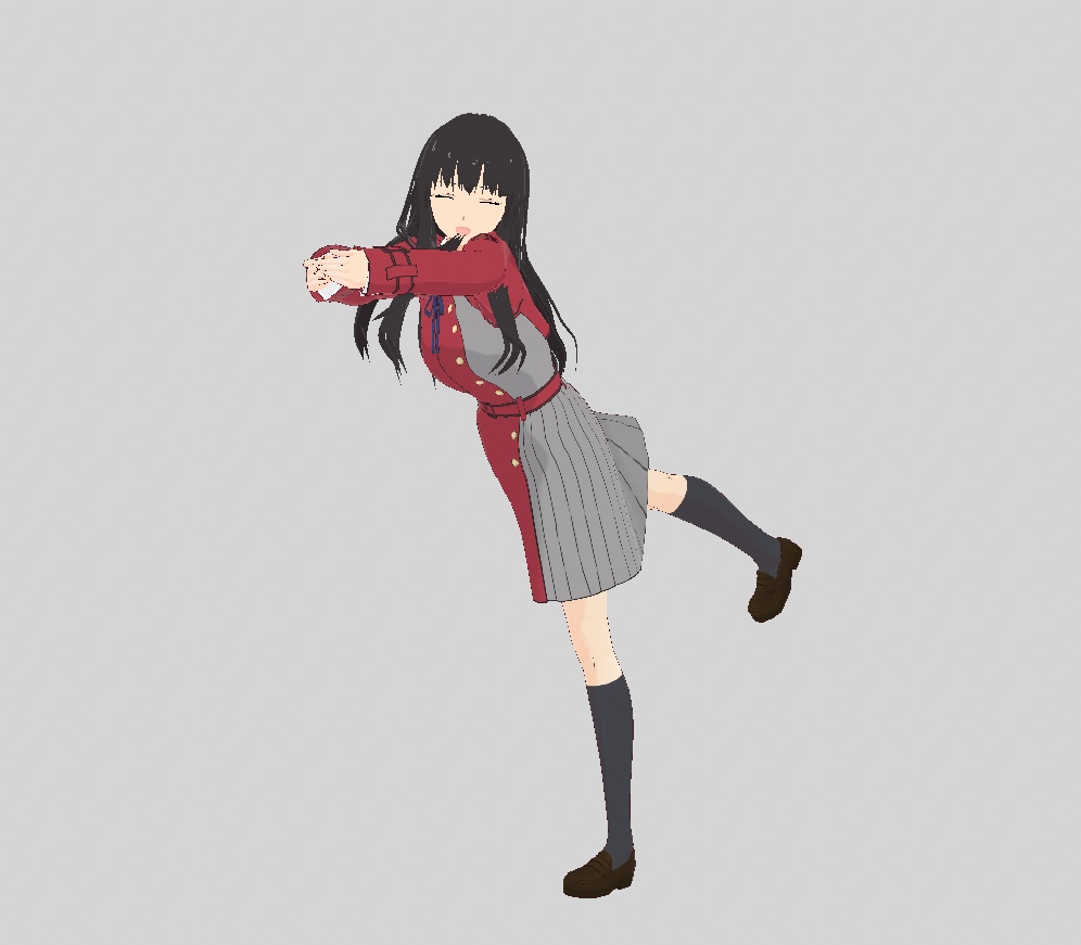 【VRoid】井ノ上 たきな & リコリス制服【VRMモデル】