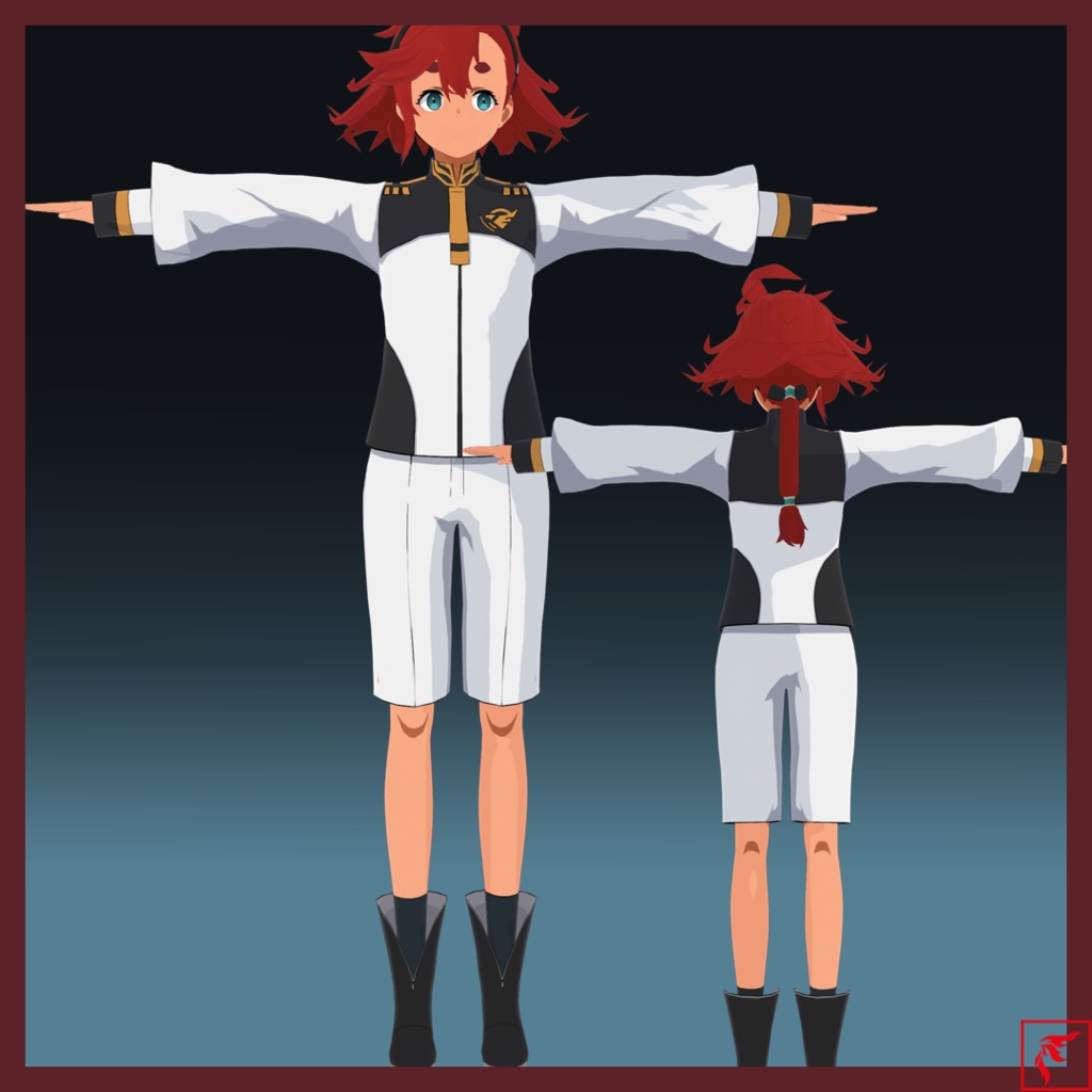 【VRoid】スレッタ・マーキュリー & アスティカシア学園制服【VRMモデル】