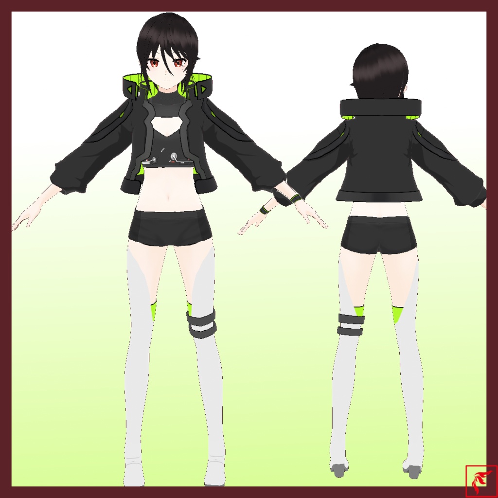 【Free/無料】【VRoid】S.N.C.A.コンバットスーツ【BBPS4】