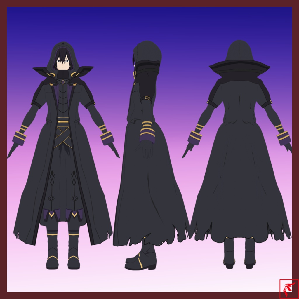 【VRoid】シャドウ【VRMモデル】