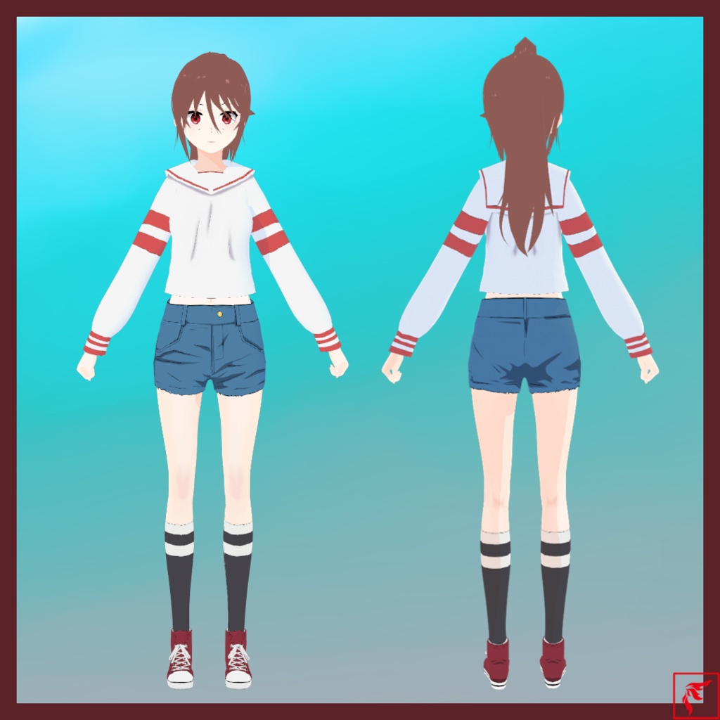 【VRoid】北原の服装