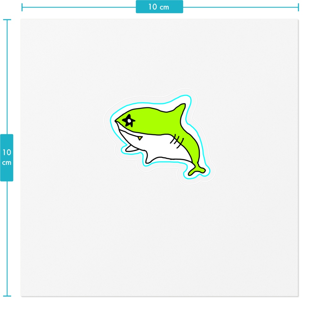 シャークステッカー