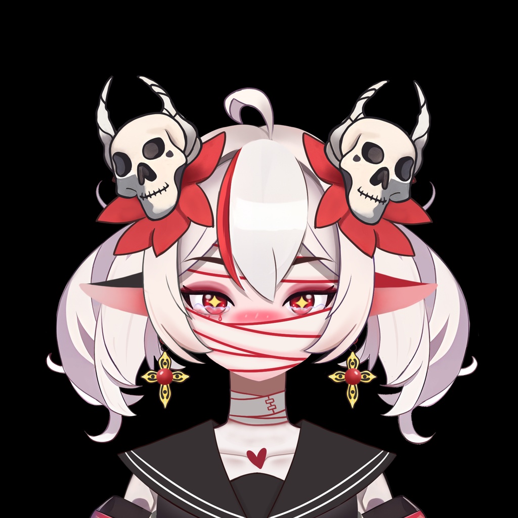 【live2d モデル】live2d模型恐怖风格小姐姐 诡异风格