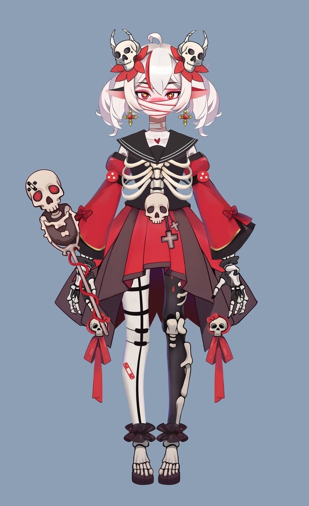 【live2d モデル】live2d模型恐怖风格小姐姐 诡异风格