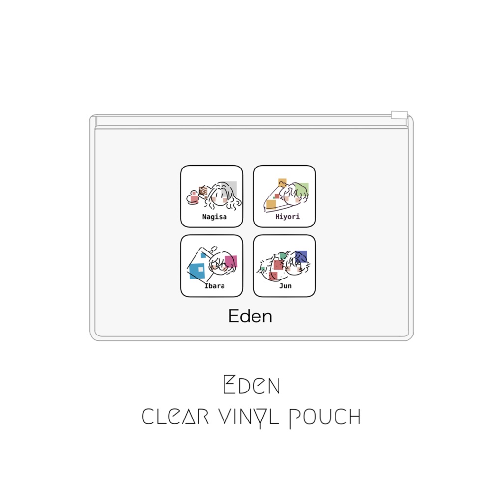 Edenクリアビニールポーチ