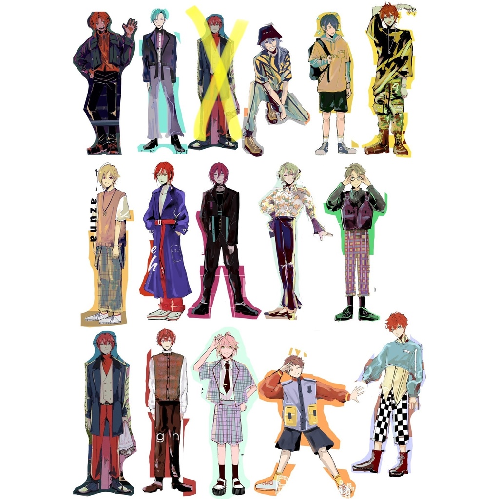 あんスタ/ステッカー【光沢半透明】