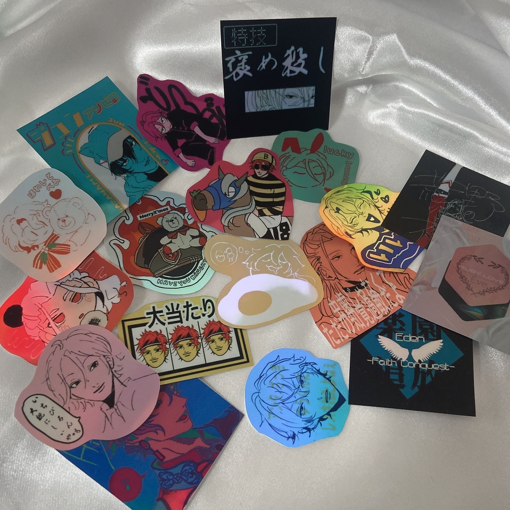 Eden/crazy:B ホログラムステッカー