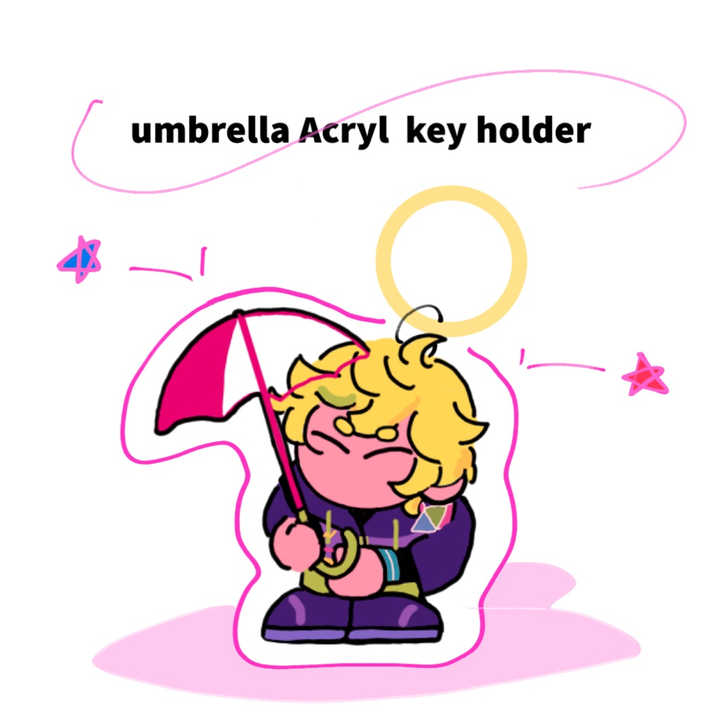 sora umbrella Acryl  key holder