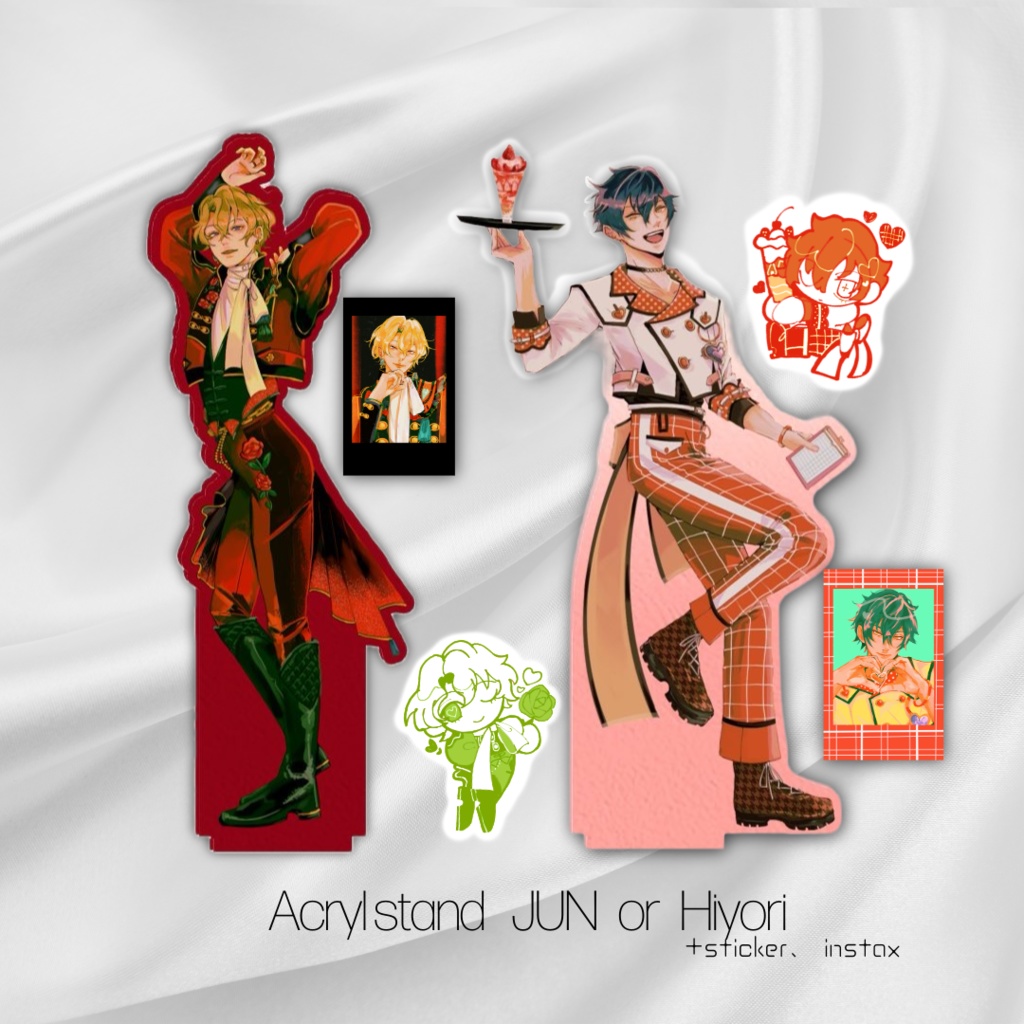 Jun or Hiyori Acryl stand set
