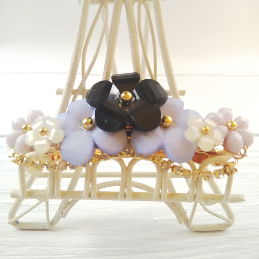 すみれのバレッタ