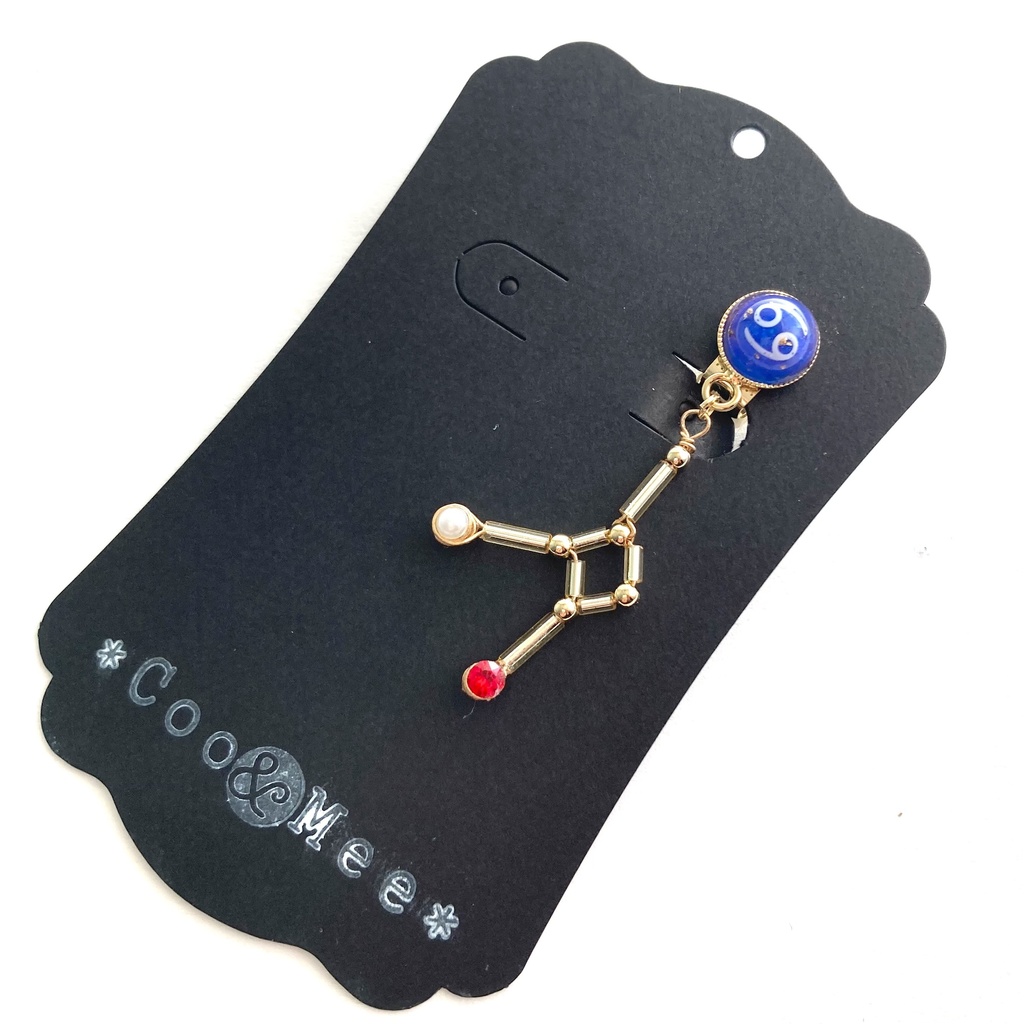 星降る夜の蟹座イヤリング