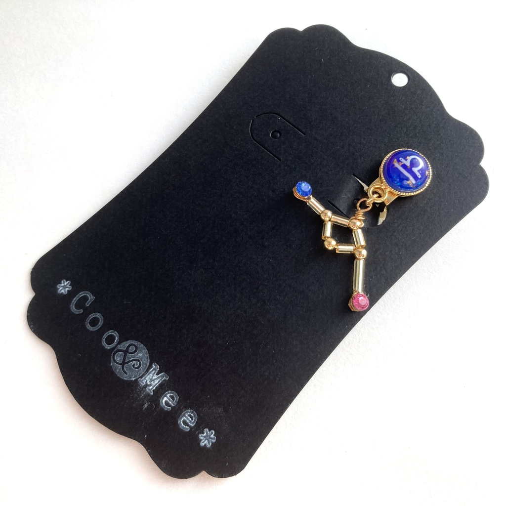 星降る夜の天秤座イヤリング