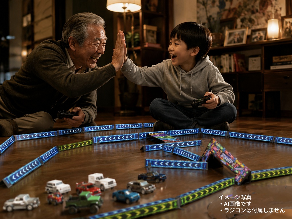 おうちレーシング 銀河コースキットDX(1:64ラジコン用の簡易コースキット)