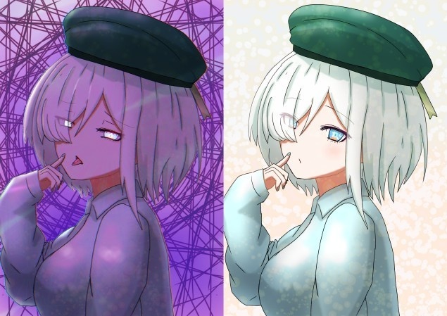 悪い顔雛クリアファイル