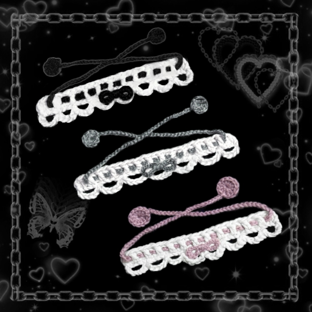 ぬい服 【猫耳リボンニット帽 チョーカー風スタイ】