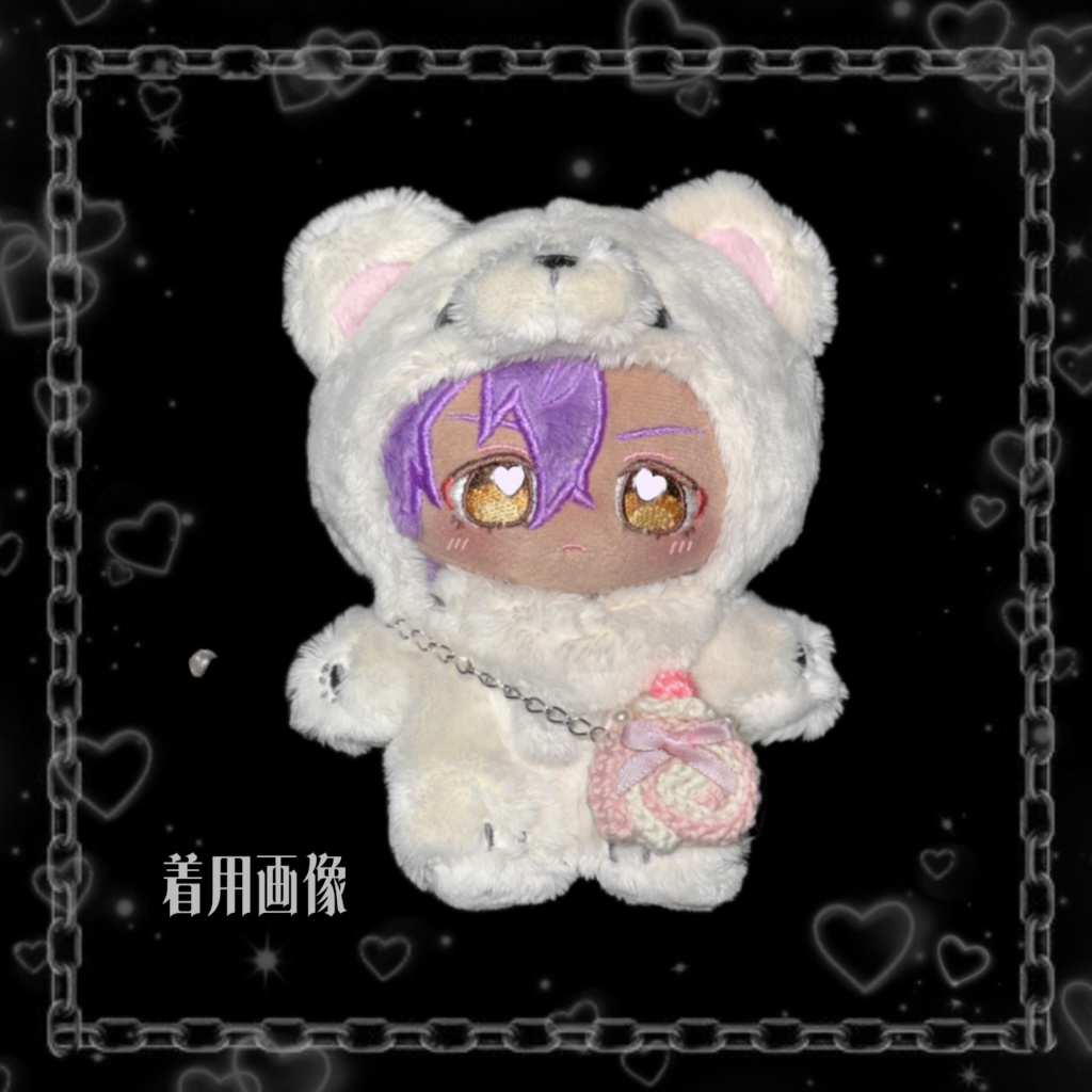 いつぬい用 ポシェット ショルダーバッグ 【ロールケーキ】