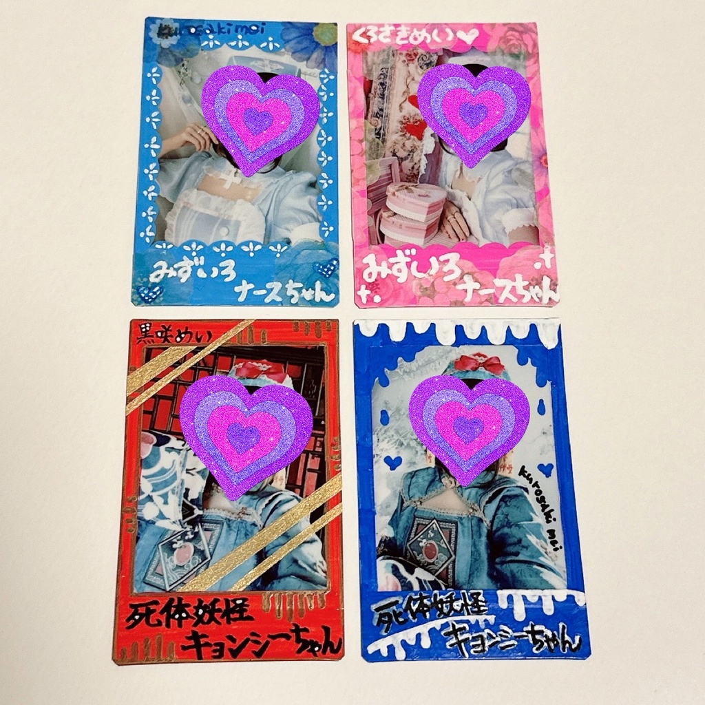 ＊ナースちゃん・キョンシーちゃん＊デコチェキ[2枚セット]