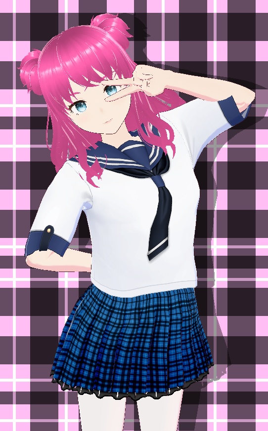 VRoid Plaid Skirt Texture Pack