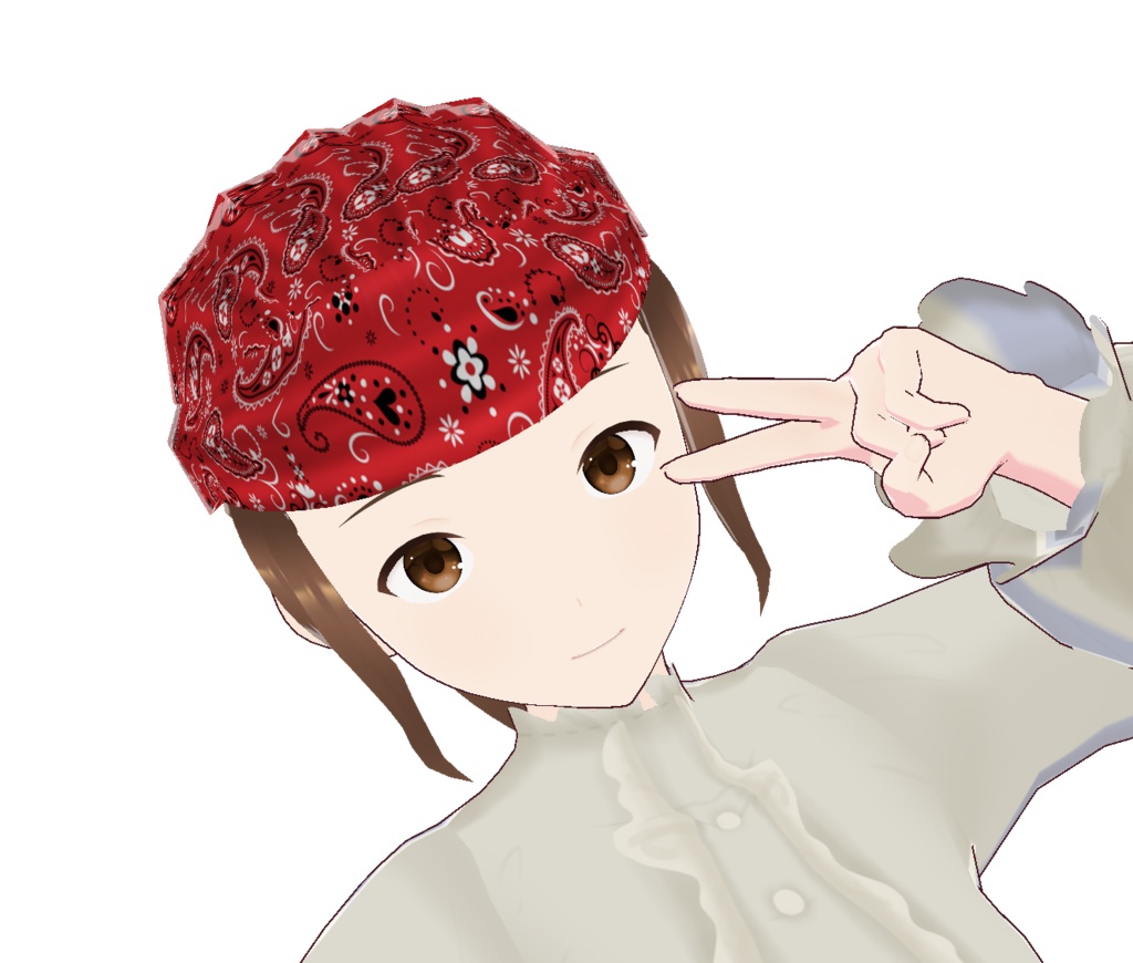 Pirate Scarf with Removable Eyepatch