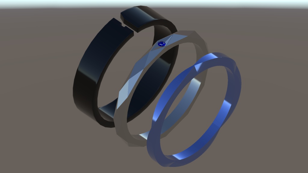 VRChat向けアクセサリー 指輪