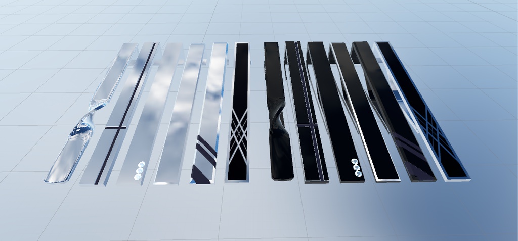 VRChat向けアクセサリー ネクタイピン