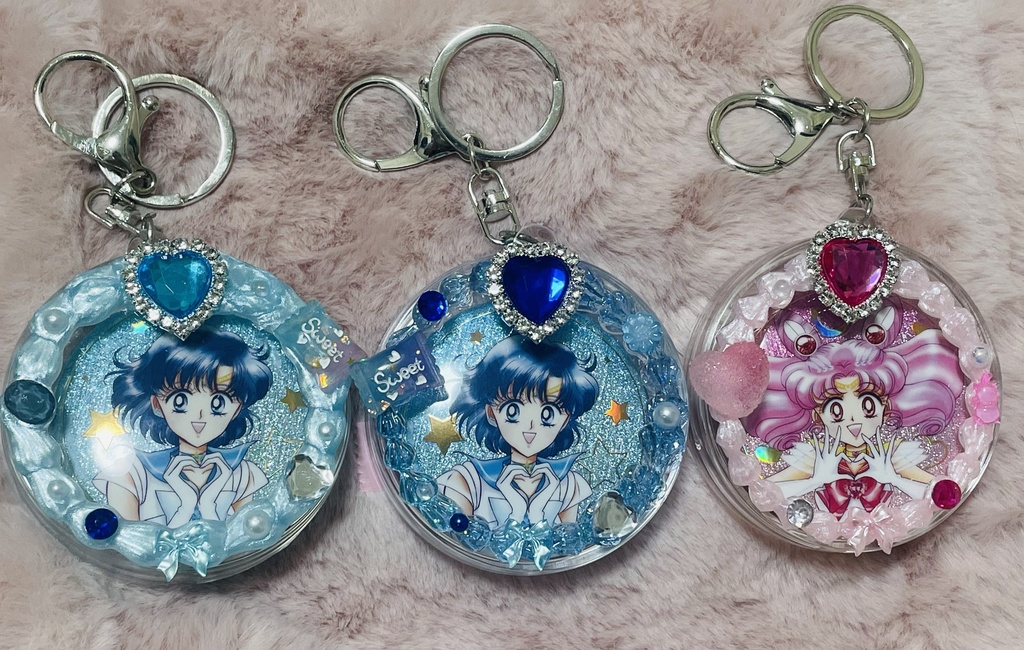 【ハートビジュー】　37mm缶バッジデコケース