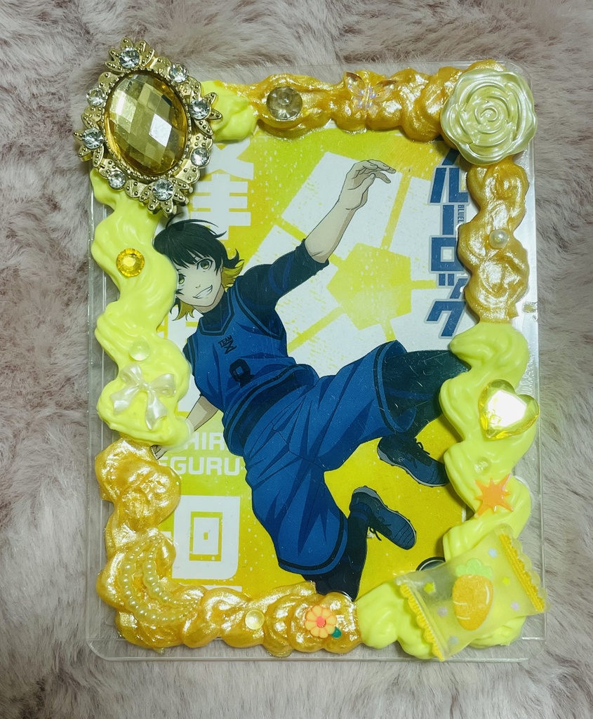 【ダイヤビジュー2色カラー縦向き】 B8サイズ硬質ケース