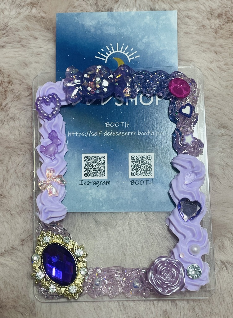 【ダイヤビジュー2色カラー縦向き】 B8サイズ硬質ケース