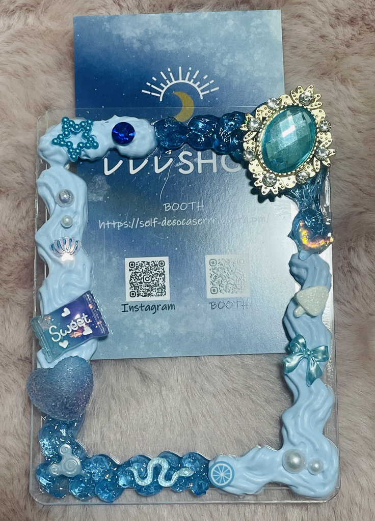 【ダイヤビジュー2色カラー縦向き】 B8サイズ硬質ケース