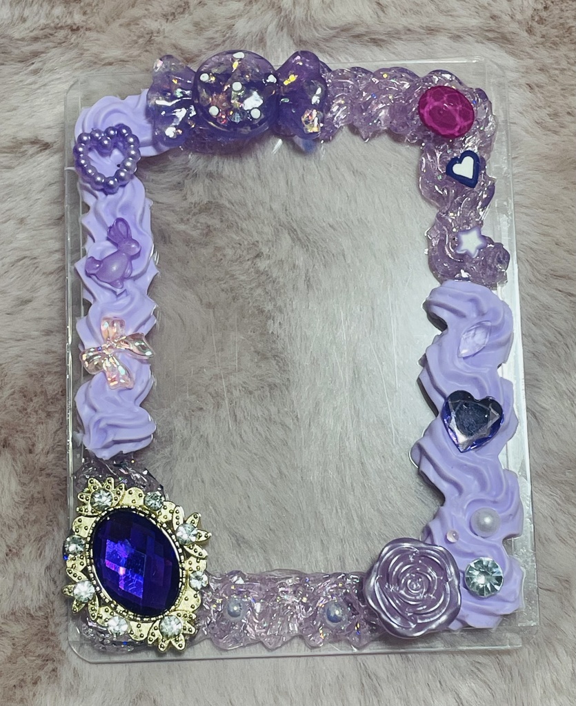 【ダイヤビジュー2色カラー縦向き】 B8サイズ硬質ケース