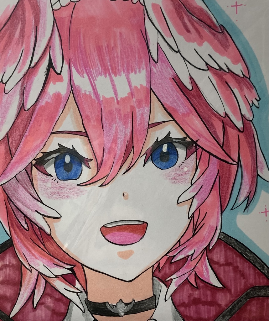 【非公式】鷹嶺ルイ【カラー色紙】