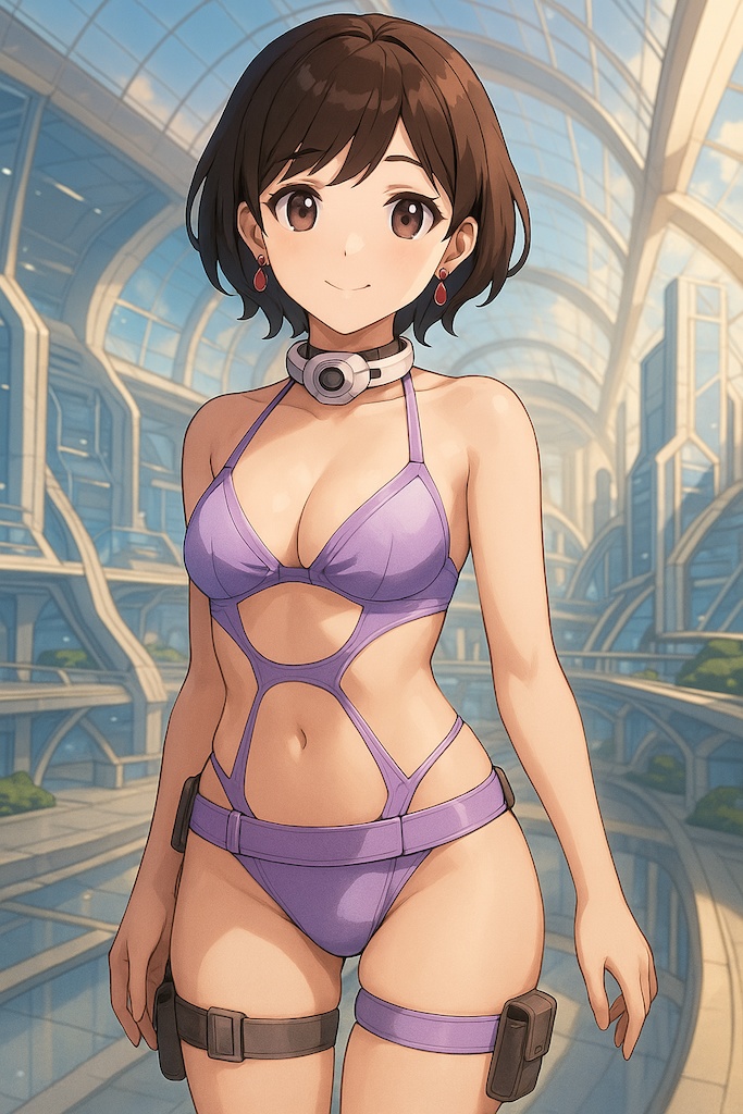 地底都市の少女2(高解像度)