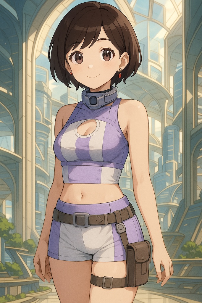 地底都市の少女2(高解像度)